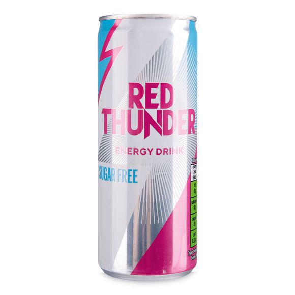 Energy Drink Sugar Free 250ml Red Thunder